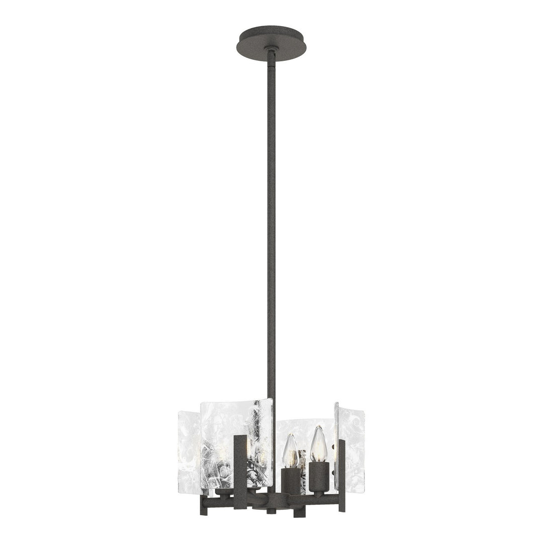 Hubbardton Forge Canada - 131060-SKT-MULT-20-YR0719 - Four Light Semi-Flush/Pendant - Arc - Natural Iron