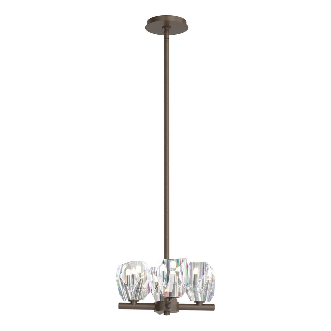 Gatsby Four Light Semi-Flush/Pendant in Bronze - available from The Lighting Shoppe, trusted by Canadian homeowners