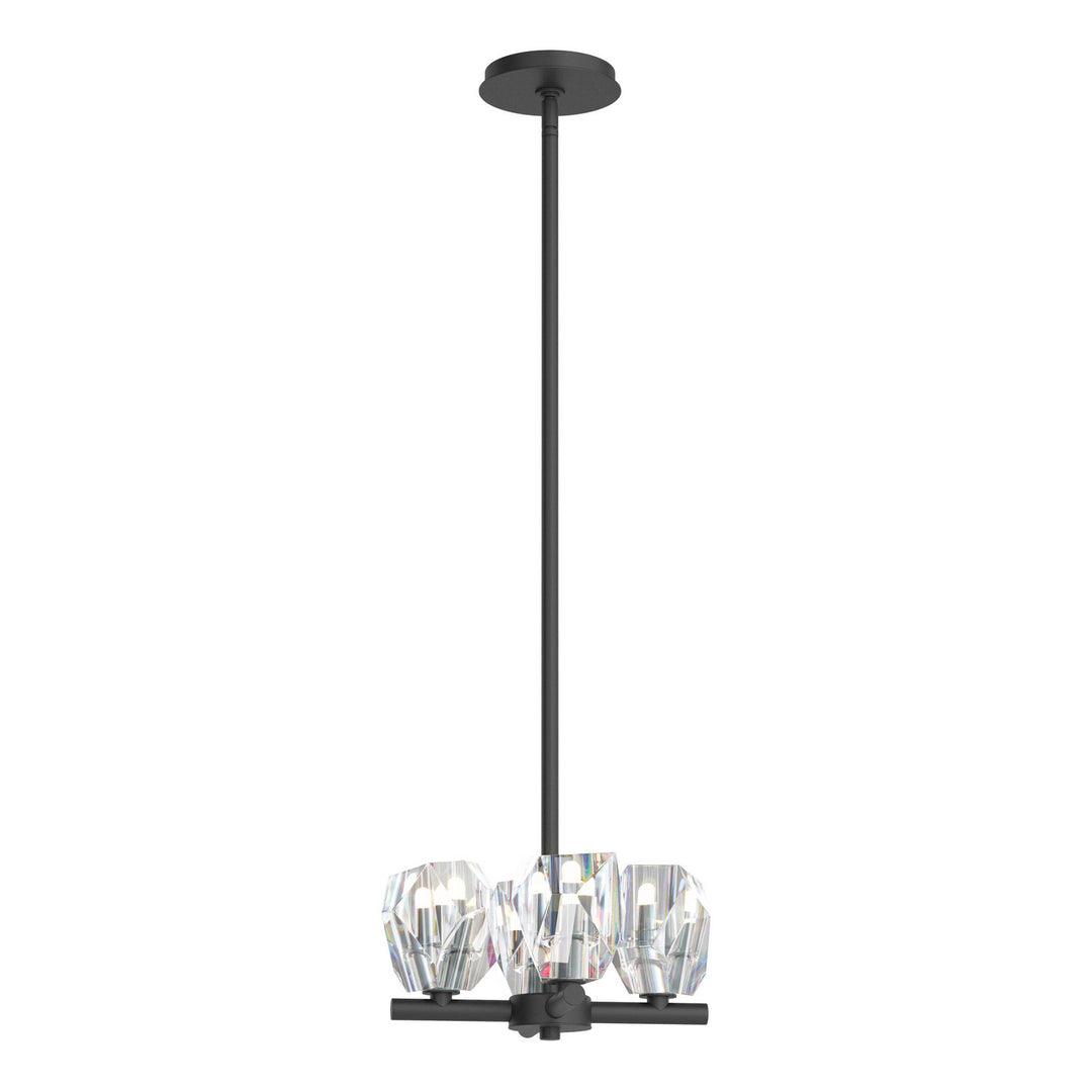 Gatsby Four Light Semi-Flush/Pendant in Black - available from The Lighting Shoppe, trusted by Canadian homeowners