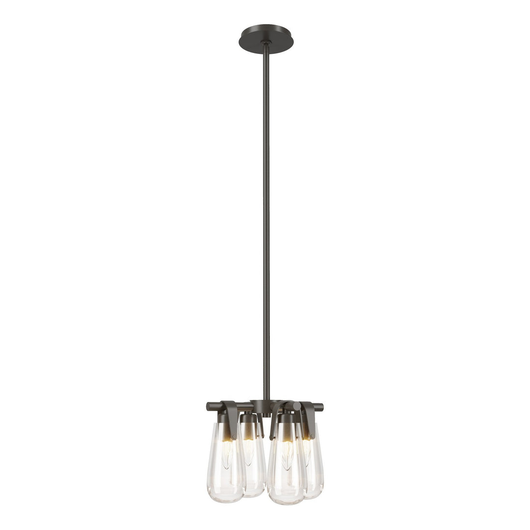 Eos Four Light Semi-Flush/Pendant in Dark Smoke - available from The Lighting Shoppe, trusted by Canadian homeowners