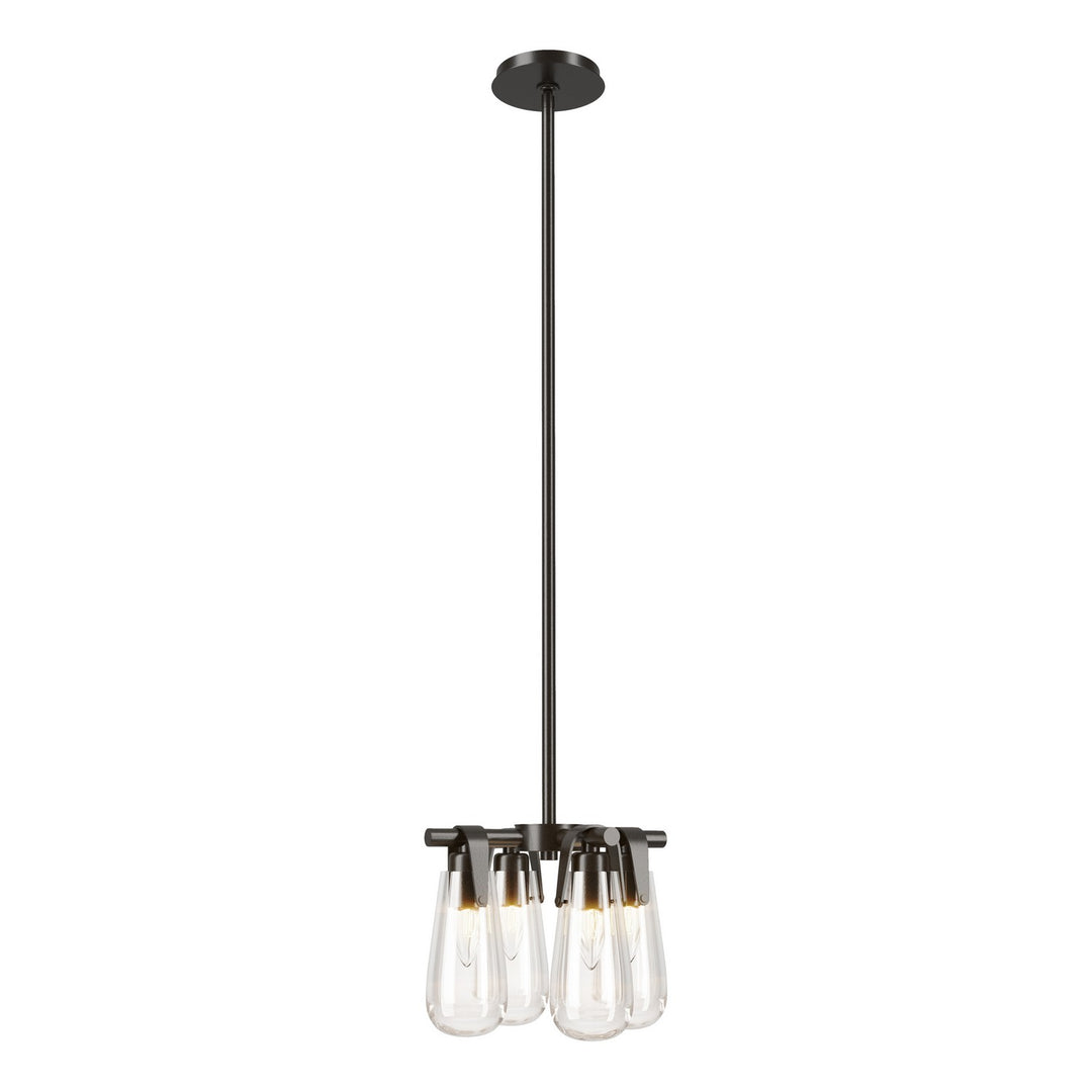 Eos Four Light Semi-Flush/Pendant in Oil Rubbed Bronze - available from The Lighting Shoppe, trusted by Canadian homeowners