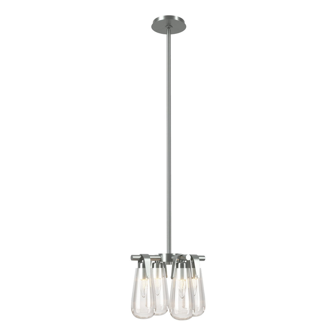 Eos Four Light Semi-Flush/Pendant in Vintage Platinum - available from The Lighting Shoppe, trusted by Canadian homeowners
