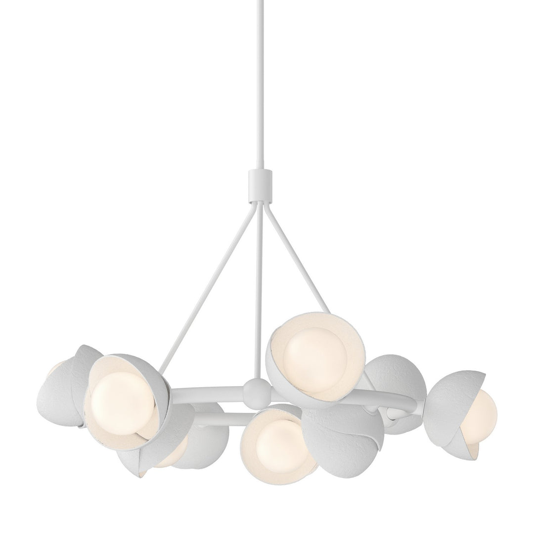 Hubbardton Forge Canada - 131068-SKT-MULT-02-02-GG0711 - Nine Light Pendant - Brooklyn - White