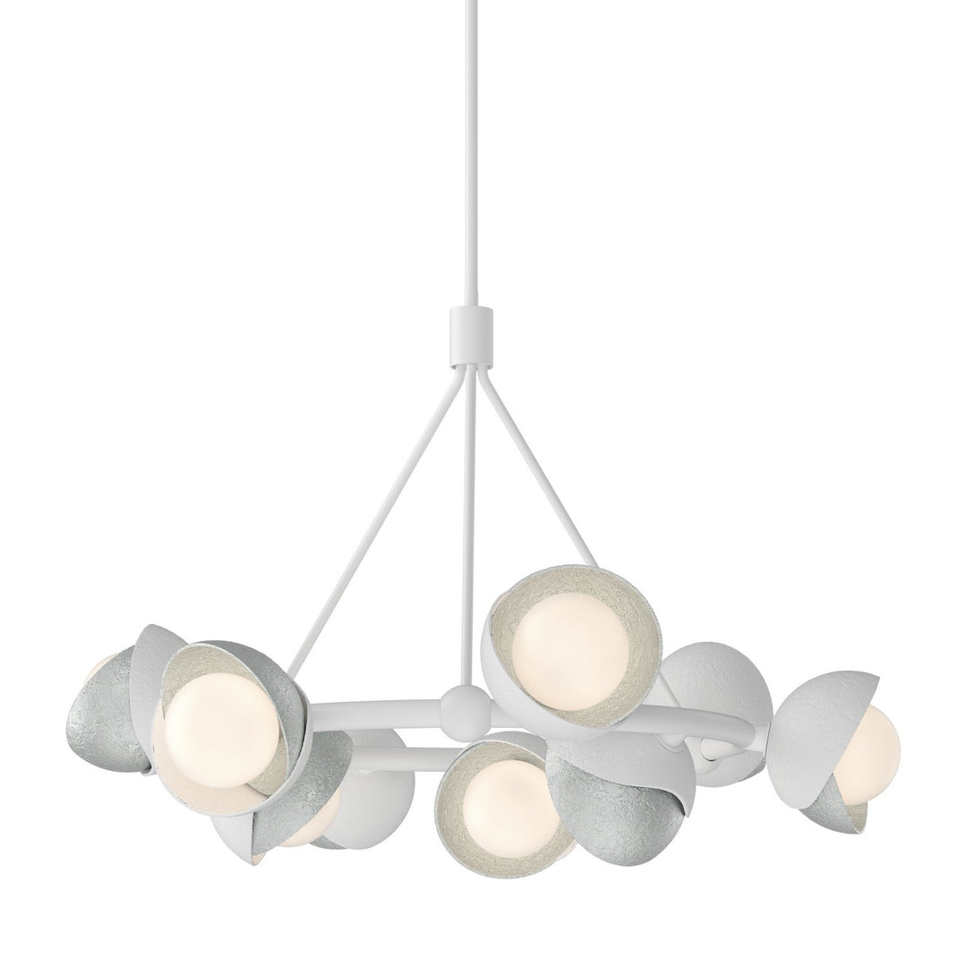 Hubbardton Forge Canada - 131068-SKT-MULT-02-82-GG0711 - Nine Light Pendant - Brooklyn - White