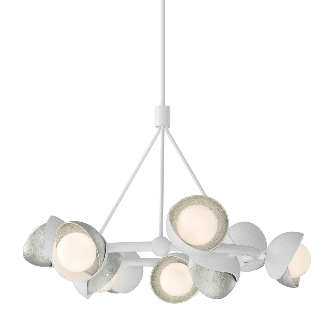 Hubbardton Forge Canada - 131068-SKT-MULT-02-85-GG0711 - Nine Light Pendant - Brooklyn - White