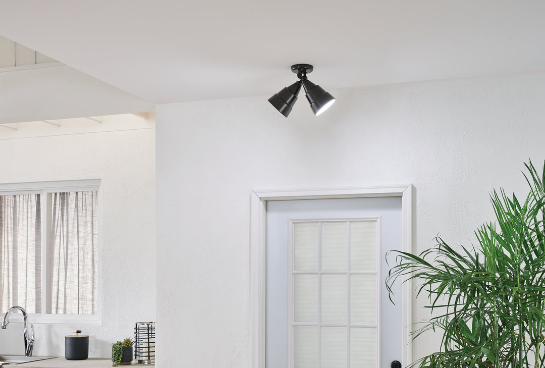 Kichler Canada - 6052AZ - Two Light Outdoor Wall Mount - Architectural Bronze