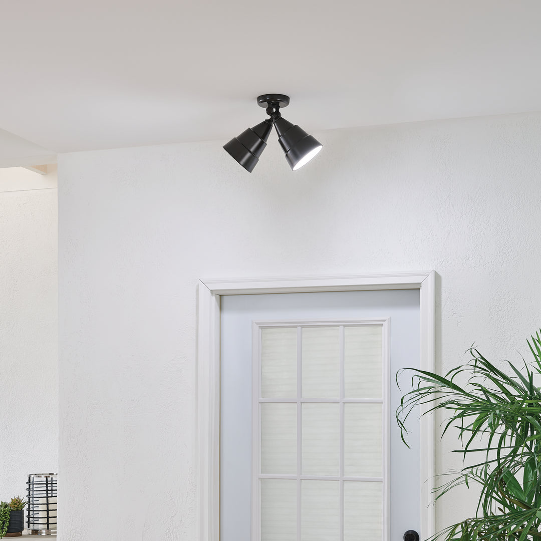 Kichler Canada - 6052AZ - Two Light Outdoor Wall Mount - Architectural Bronze