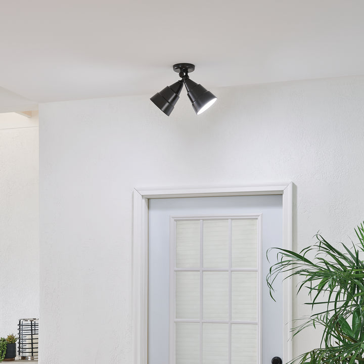 Kichler Canada - 6052AZ - Two Light Outdoor Wall Mount - Architectural Bronze