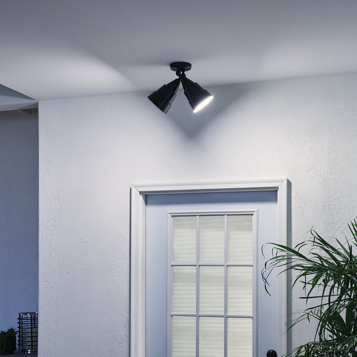 Kichler Canada - 6052AZ - Two Light Outdoor Wall Mount - Architectural Bronze