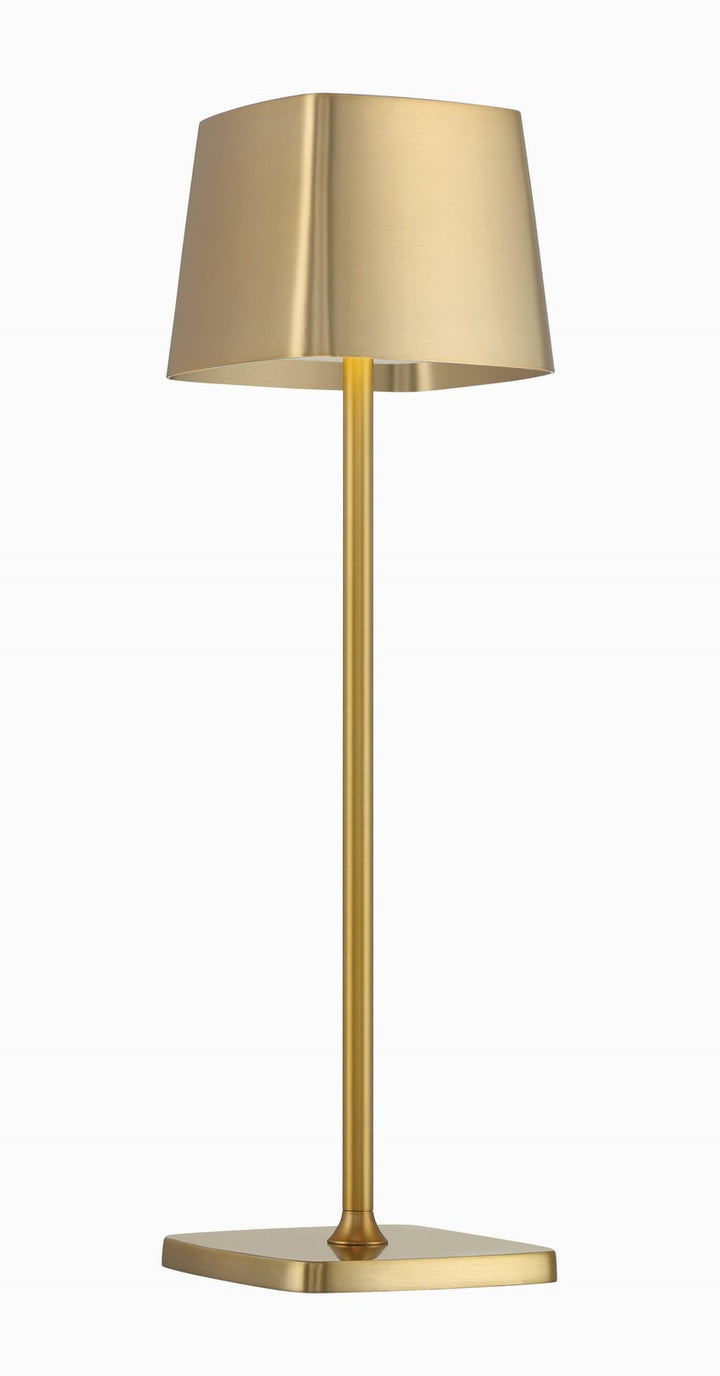 Task Portables LED Table Lamp in Soft Brass - available from The Lighting Shoppe, trusted by Canadian homeowners