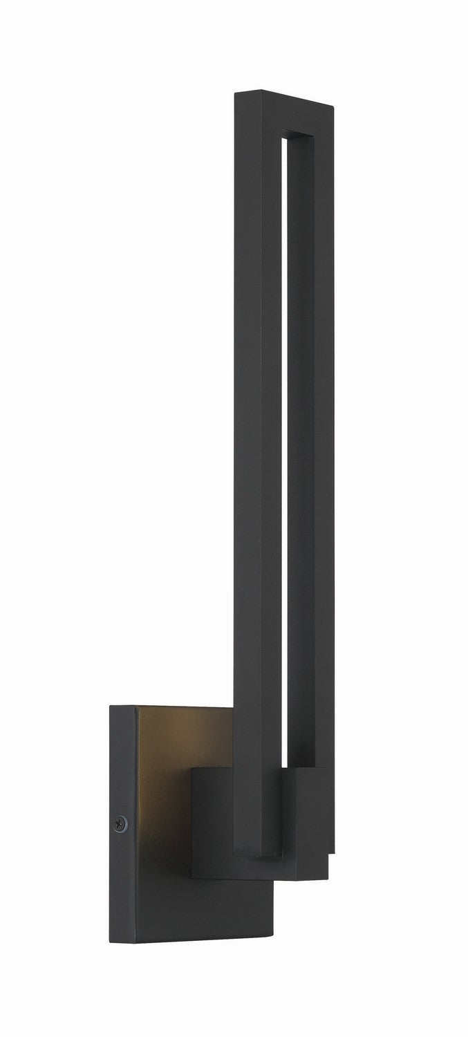Music LED Outdoor Wall Mount in Sand Coal Black - available from The Lighting Shoppe, trusted by Canadian homeowners