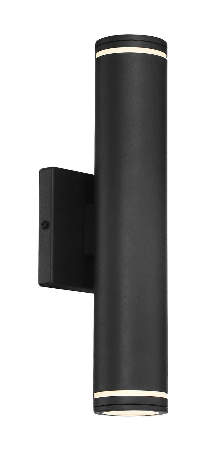 Supotto LED Outdoor Wall Mount in Sand Coal Black - available from The Lighting Shoppe, trusted by Canadian homeowners