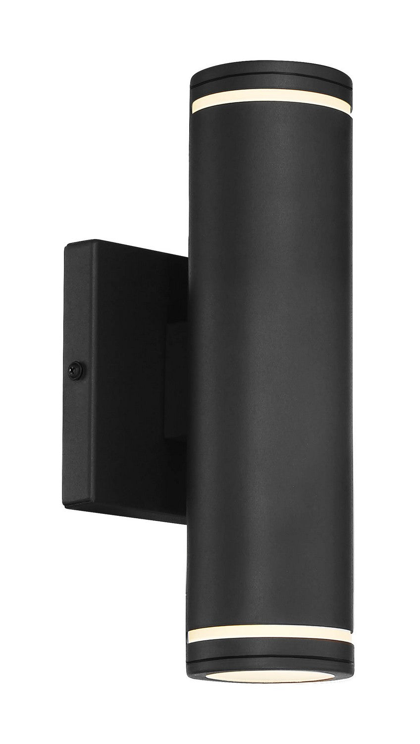 Supotto LED Outdoor Wall Mount in Sand Coal Black - available from The Lighting Shoppe, trusted by Canadian homeowners