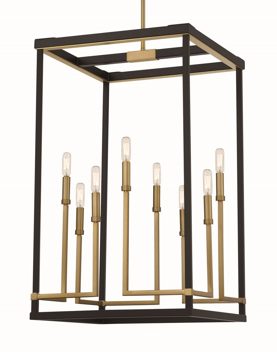Minka-Lavery - 2117-726 - Eight Light Pendant - UNION ESTATES - Coal And Soft Brass