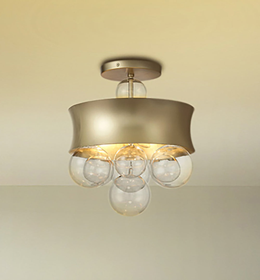 Minka-Lavery - 5195-697 - Three Light Convertible Pendant - Verdi Square by Robin Baron - Soft Gold