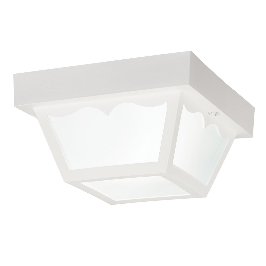 Kichler Canada - 9320WH - One Light Outdoor Ceiling Mount - Outdoor Plastic Fixtures - White
