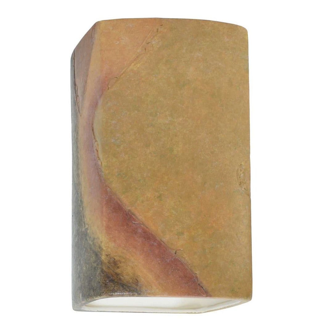 Ambiance LED Wall Sconce in Harvest Yellow Slate Justice Designs
