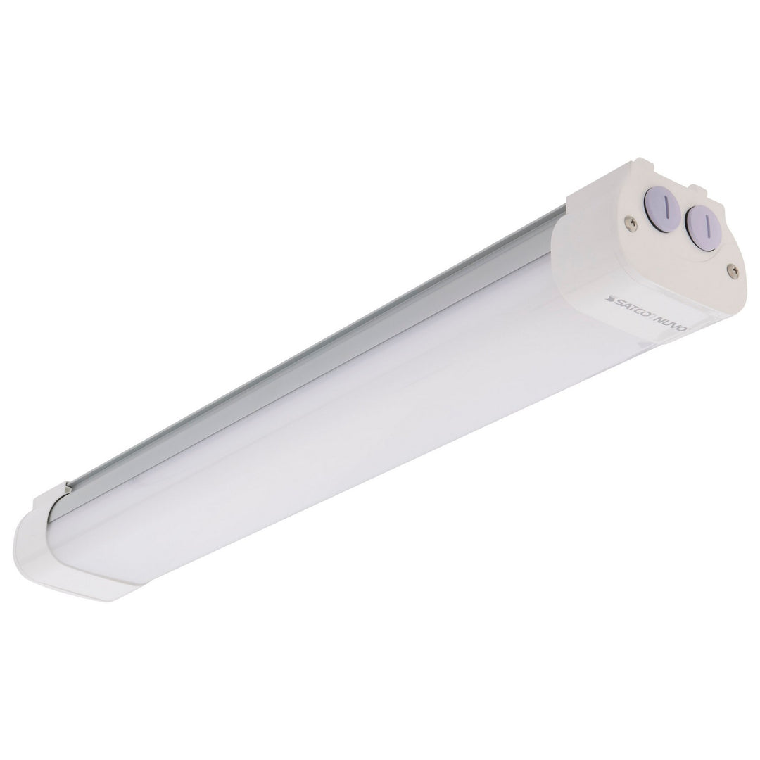 LED Tri-Proof Linear Fixture in White / Gray - available from The Lighting Shoppe, trusted by Canadian homeowners