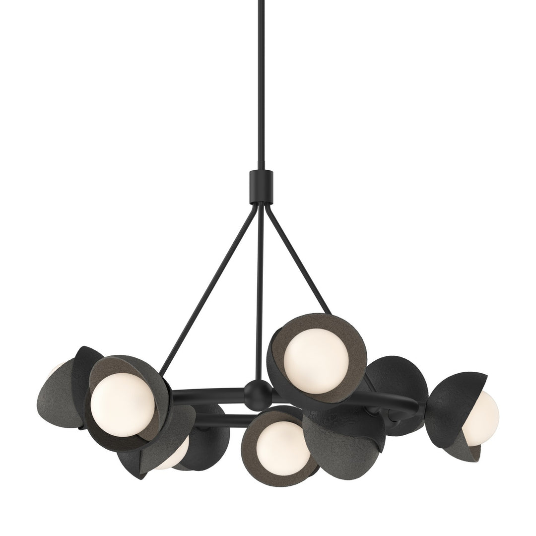 Hubbardton Forge Canada - 131068-SKT-MULT-10-20-GG0711 - Nine Light Pendant - Brooklyn - Black