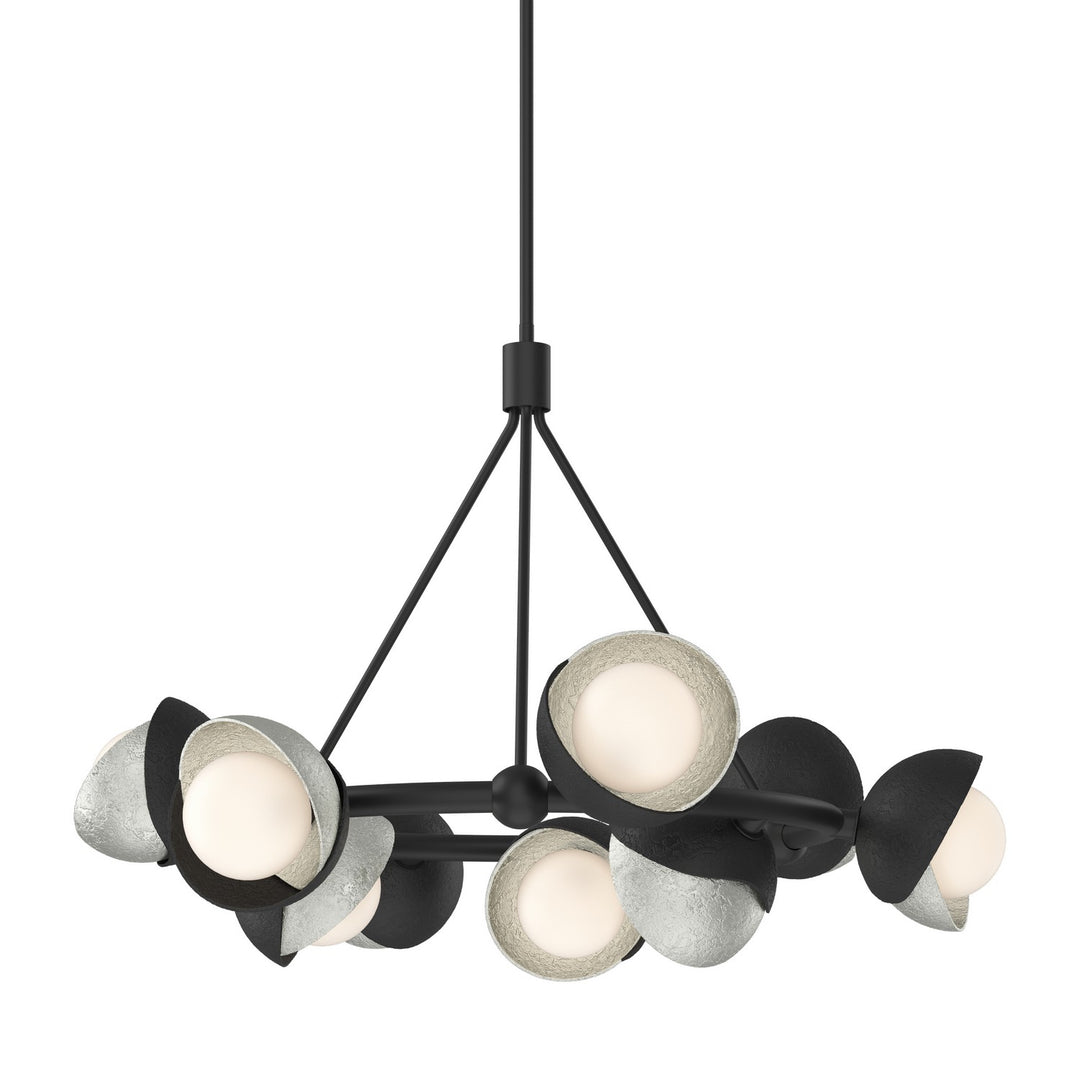 Hubbardton Forge Canada - 131068-SKT-MULT-10-85-GG0711 - Nine Light Pendant - Brooklyn - Black