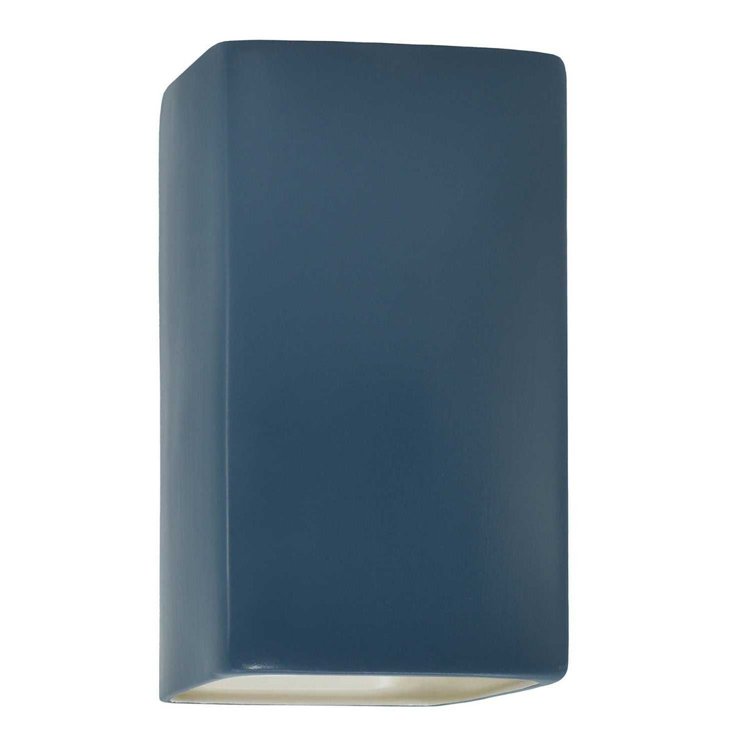 Ambiance LED Wall Sconce in Midnight Sky with Matte White internal Justice Designs
