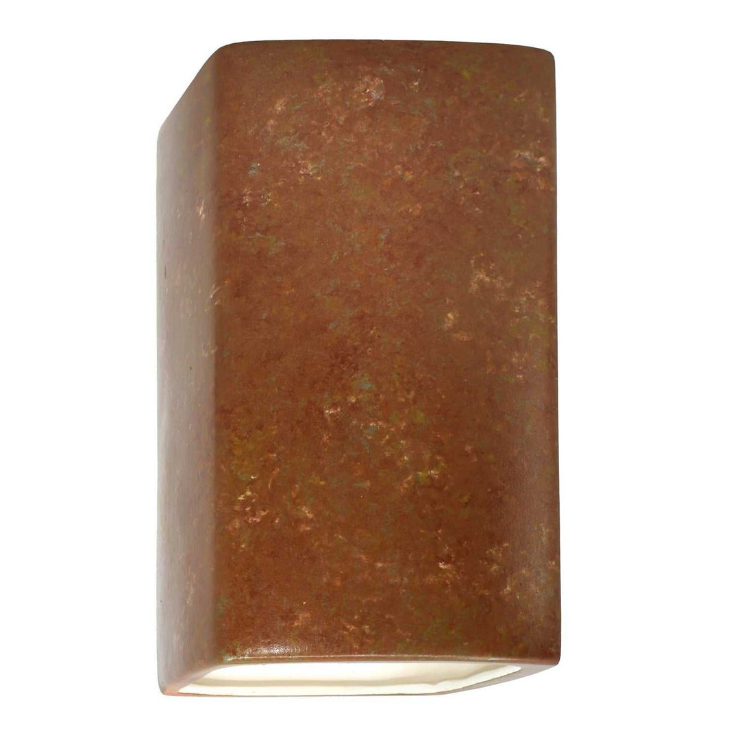 Ambiance LED Wall Sconce in Rust Patina Justice Designs