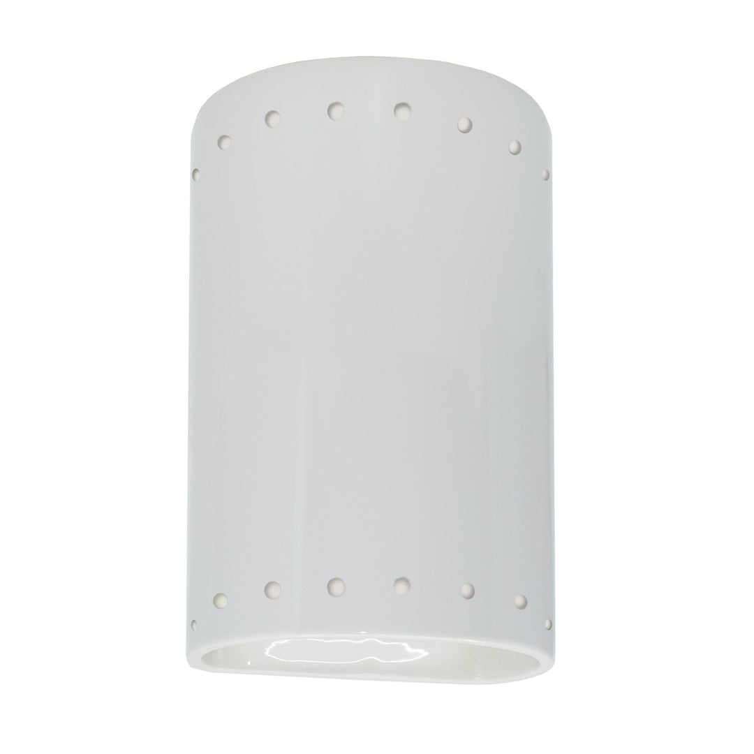 Justice Designs - CER-5995-WHT-LED1-1000 - LED Wall Sconce - Ambiance - Gloss White