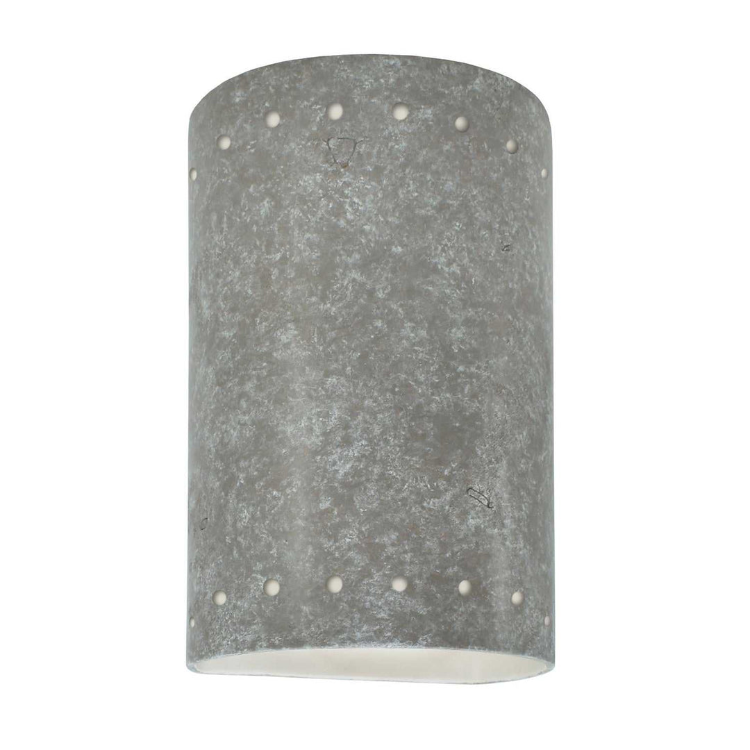 Ambiance LED Wall Sconce in Mocha Travertine Justice Designs