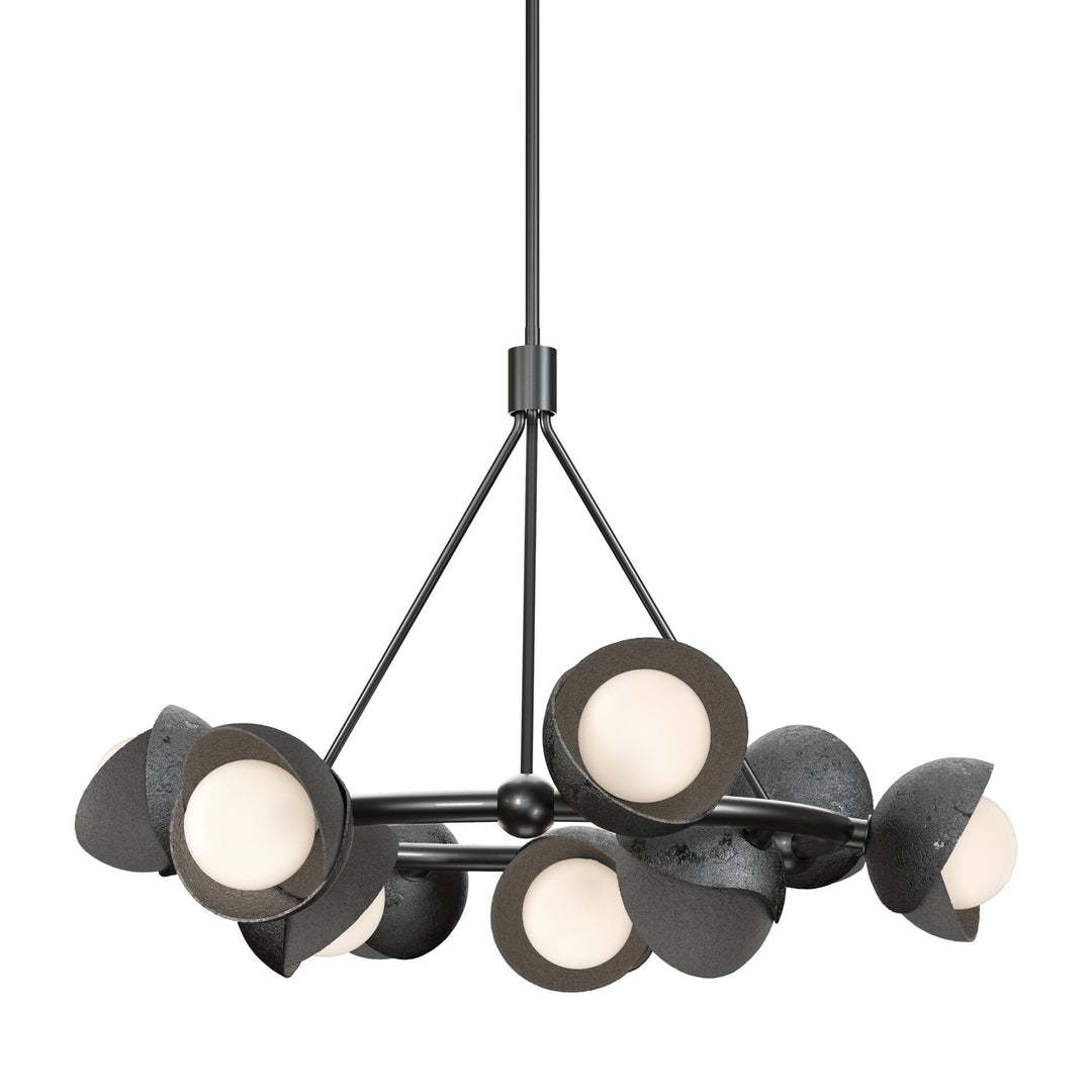 Hubbardton Forge Canada - 131068-SKT-MULT-89-20-GG0711 - Nine Light Pendant - Brooklyn - Ink