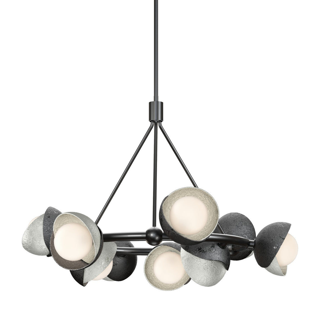 Hubbardton Forge Canada - 131068-SKT-MULT-89-85-GG0711 - Nine Light Pendant - Brooklyn - Ink