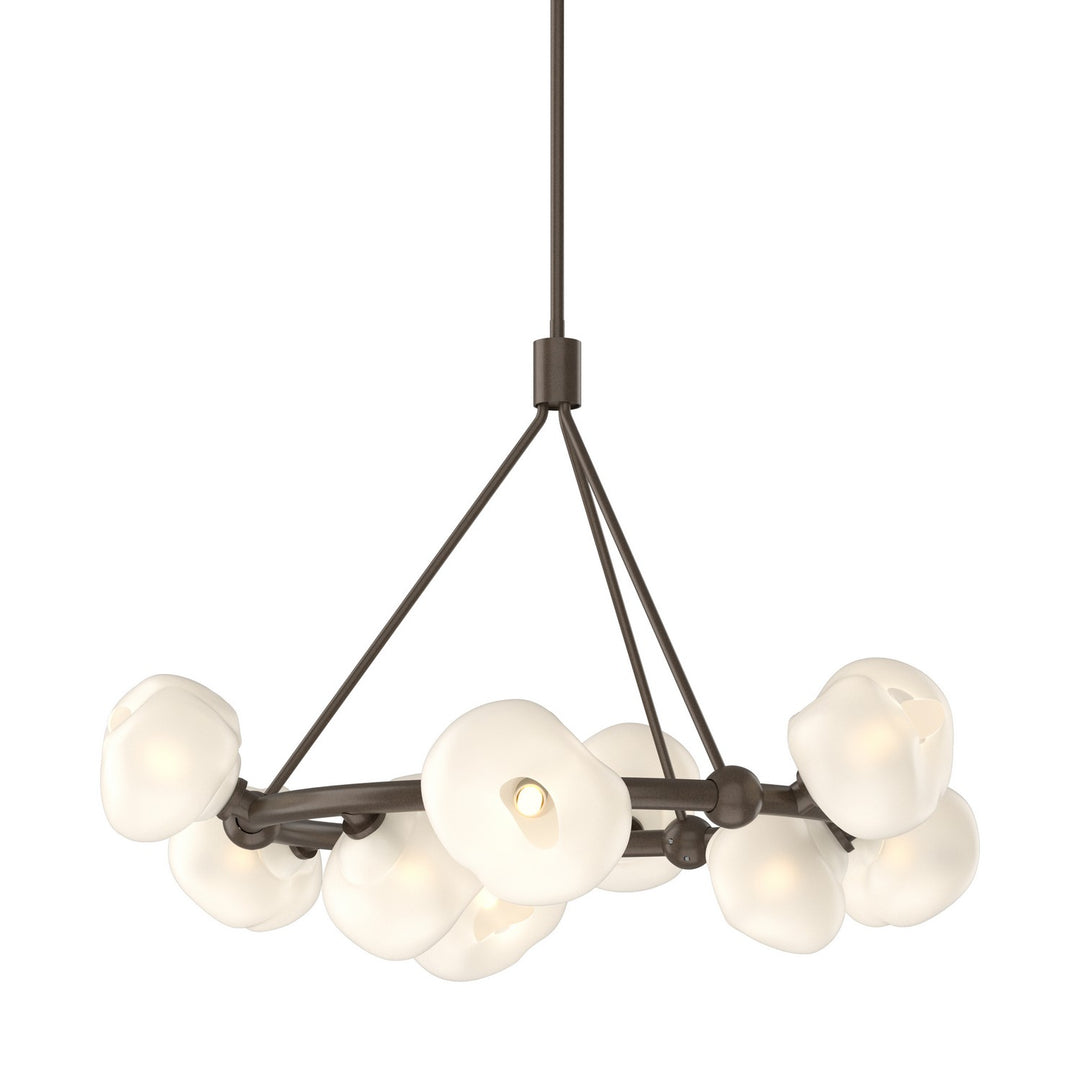 Hubbardton Forge Canada - 131069-SKT-MULT-05-FD0710 - Nine Light Pendant - Ume - Bronze