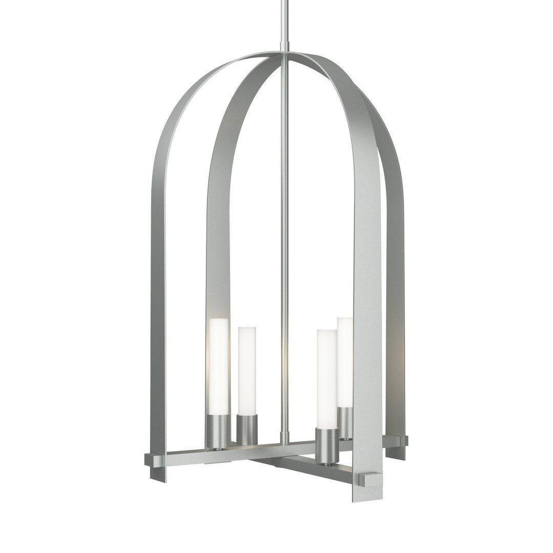 Hubbardton Forge Canada - 131070-SKT-MULT-82-FD0462 - Four Light Pendant - Triomphe - Vintage Platinum