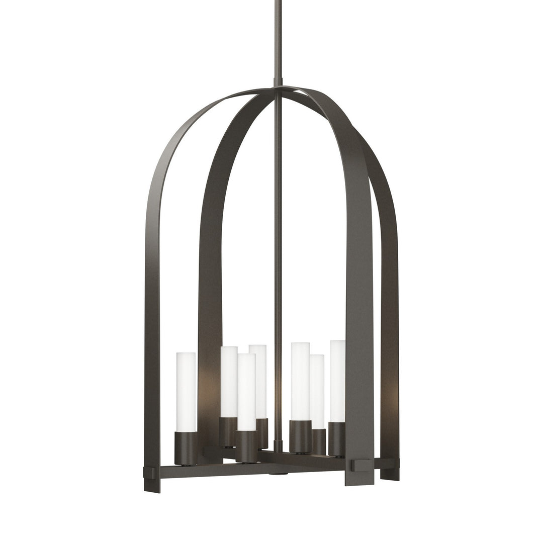 Hubbardton Forge Canada - 131071-SKT-MULT-07-FD0611 - Eight Light Pendant - Triomphe - Dark Smoke