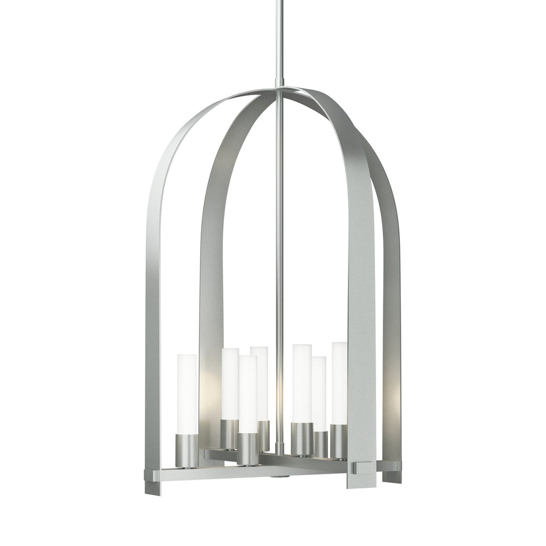 Hubbardton Forge Canada - 131071-SKT-MULT-82-FD0611 - Eight Light Pendant - Triomphe - Vintage Platinum