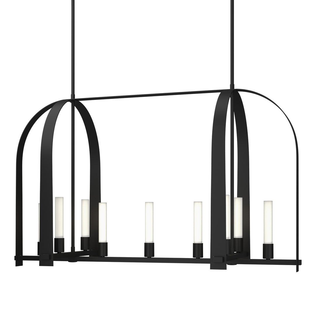 Hubbardton Forge Canada - 131075-SKT-MULT-10-FD0462 - Nine Light Pendant - Triomphe - Black