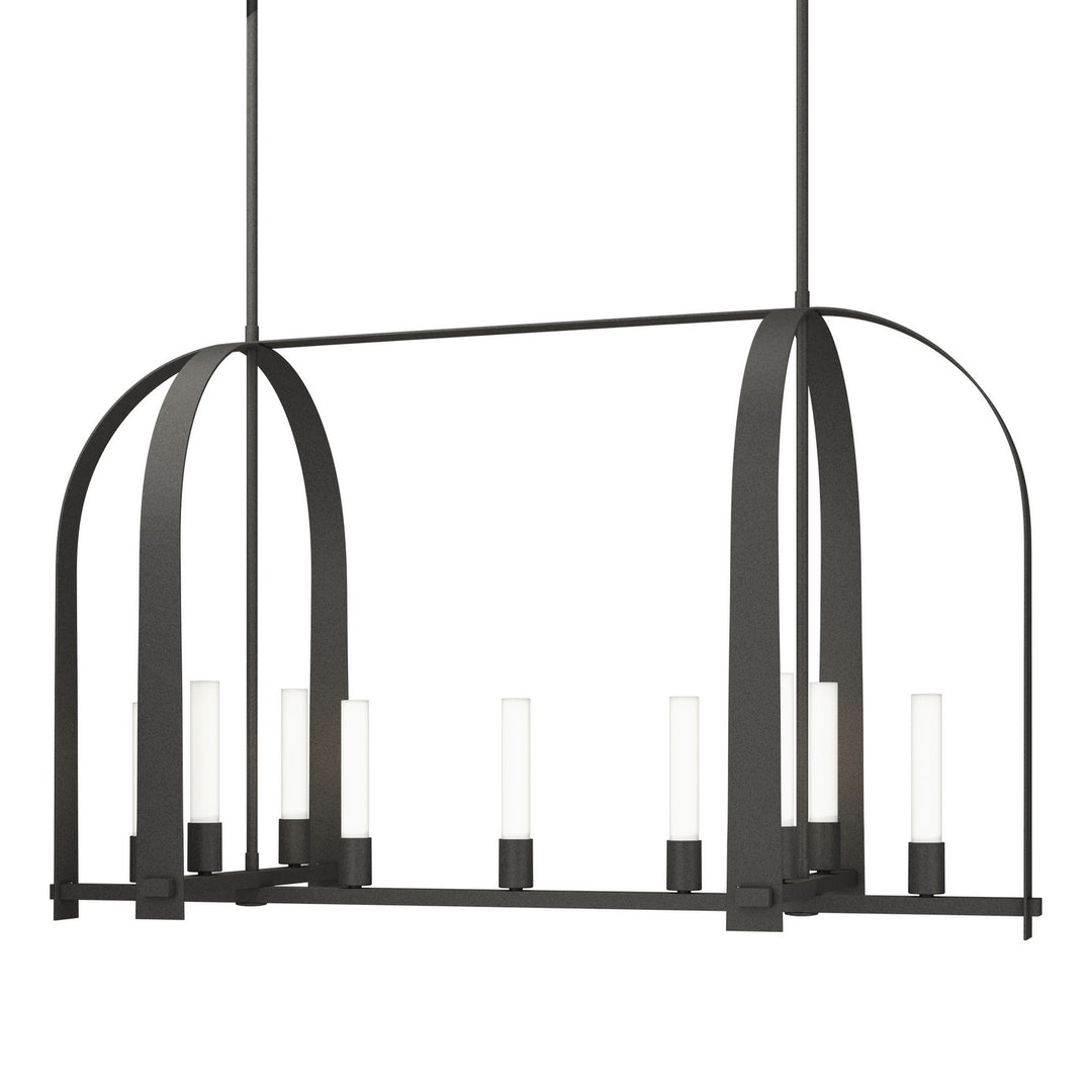 Hubbardton Forge Canada - 131075-SKT-MULT-20-FD0462 - Nine Light Pendant - Triomphe - Natural Iron