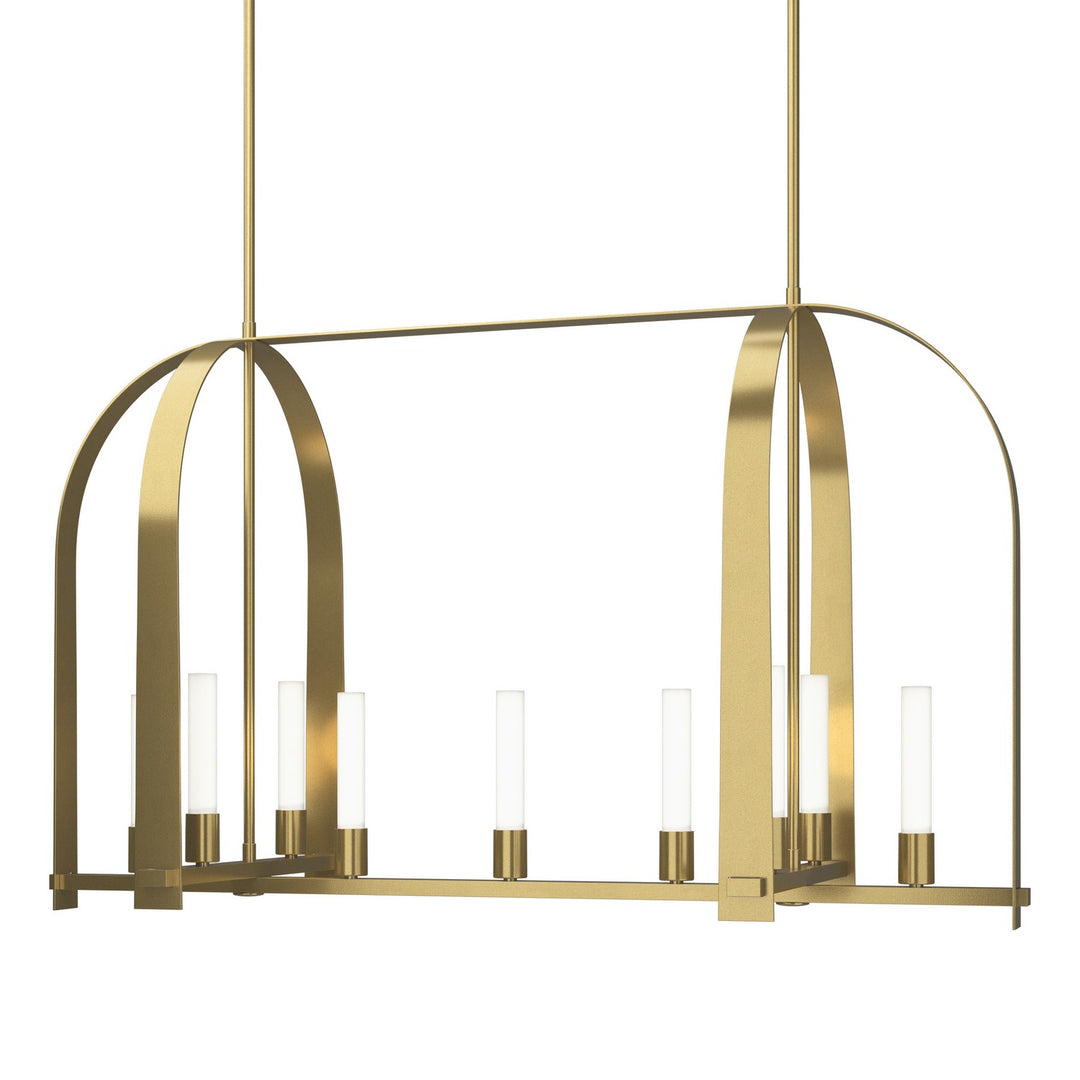 Hubbardton Forge Canada - 131075-SKT-MULT-86-FD0462 - Nine Light Pendant - Triomphe - Modern Brass