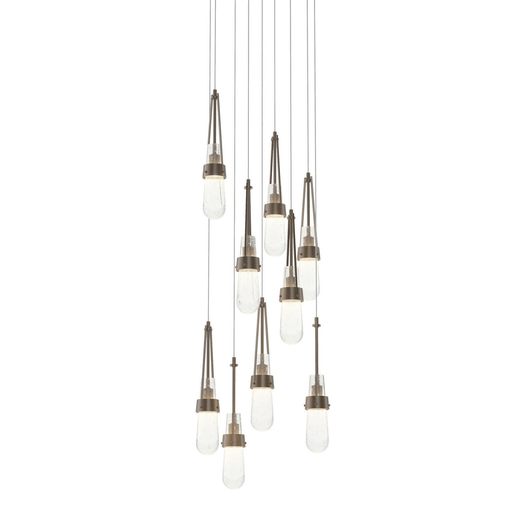 Hubbardton Forge Canada - 131100-SKT-LONG-05-YG0434 - LED Pendant - Link - Bronze