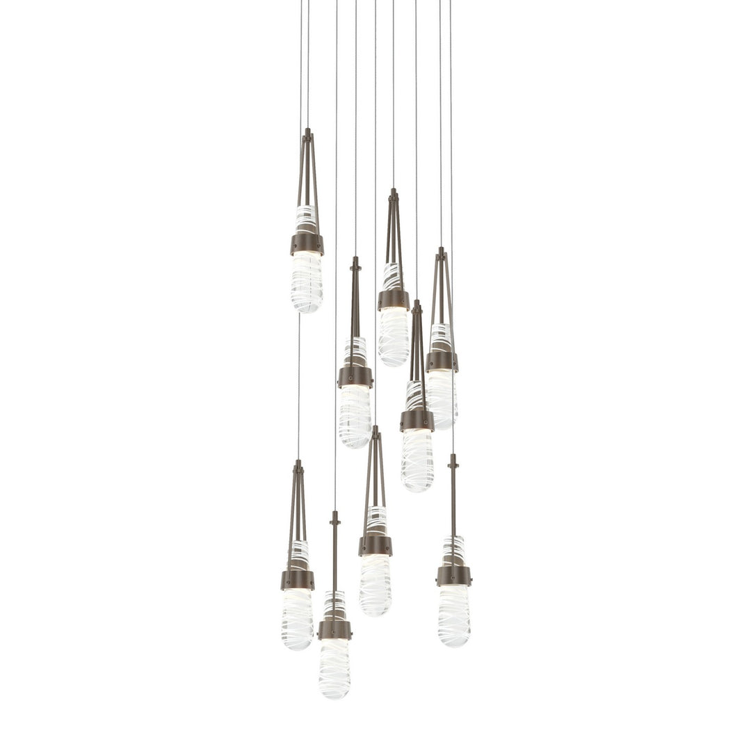 Hubbardton Forge Canada - 131100-SKT-LONG-05-YJ0434 - LED Pendant - Link - Bronze