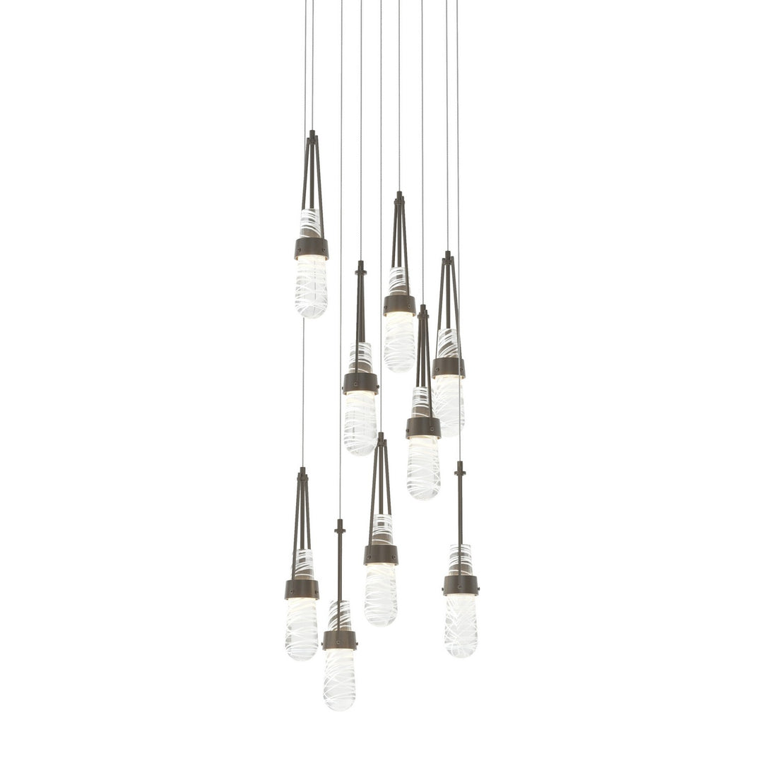 Hubbardton Forge Canada - 131100-SKT-LONG-07-YJ0434 - LED Pendant - Link - Dark Smoke