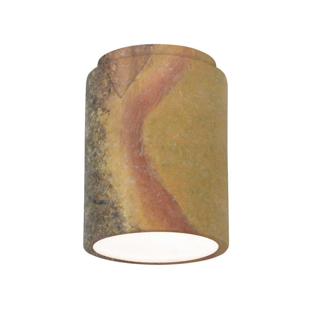 Radiance LED Flush-Mount in Harvest Yellow Slate Justice Designs