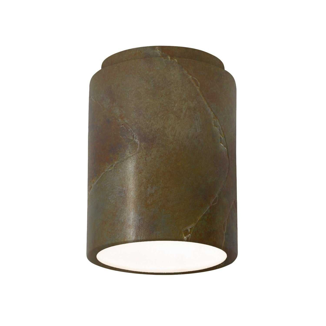 Radiance LED Flush-Mount in Tierra Red Slate Justice Designs