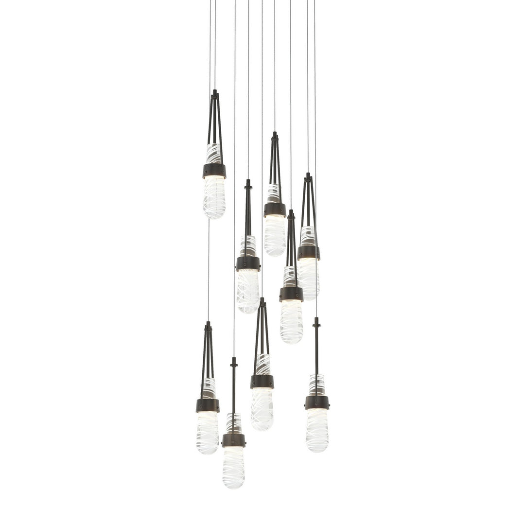 Hubbardton Forge Canada - 131100-SKT-LONG-10-YJ0434 - LED Pendant - Link - Black