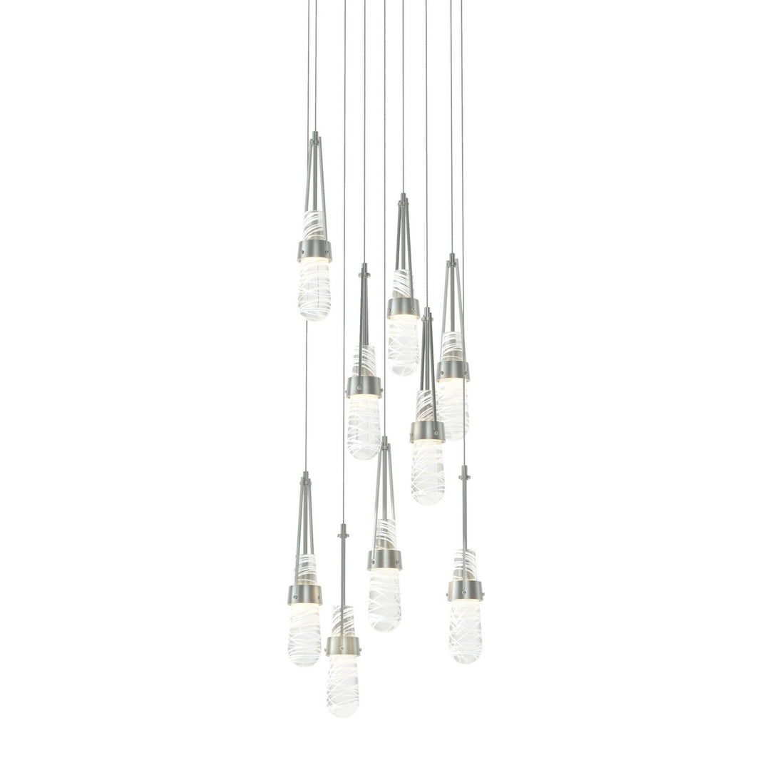Hubbardton Forge Canada - 131100-SKT-LONG-82-YJ0434 - LED Pendant - Link - Vintage Platinum