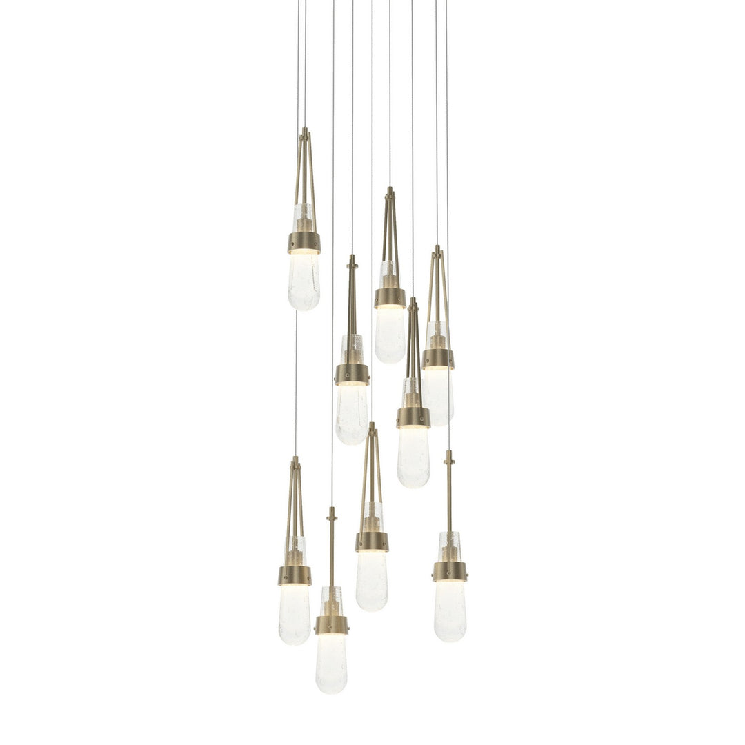 Hubbardton Forge Canada - 131100-SKT-LONG-84-YG0434 - LED Pendant - Link - Soft Gold