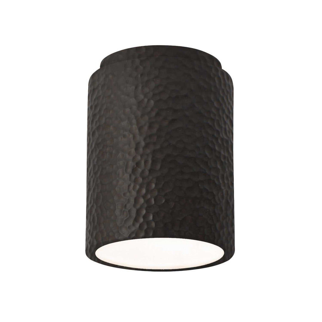 Radiance Flush-Mount in Hammered Iron Justice Designs