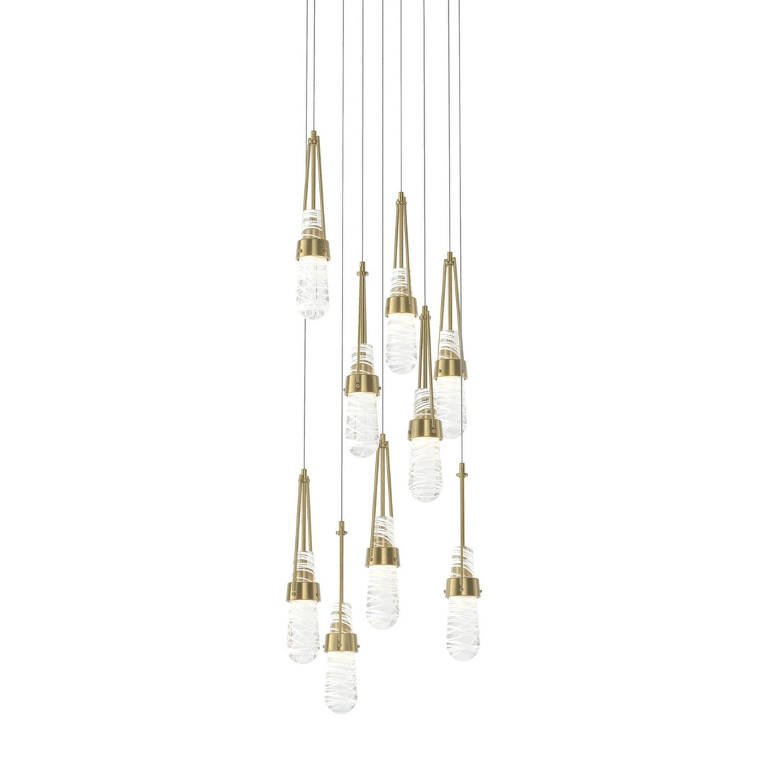 Hubbardton Forge Canada - 131100-SKT-LONG-86-YJ0434 - LED Pendant - Link - Modern Brass