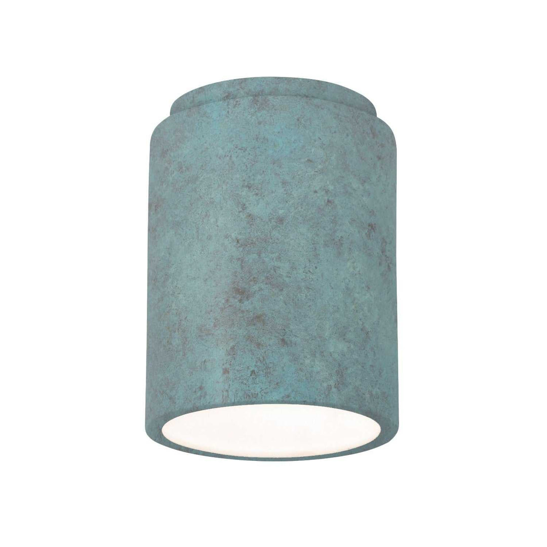 Radiance LED Flush-Mount in Verde Patina Justice Designs