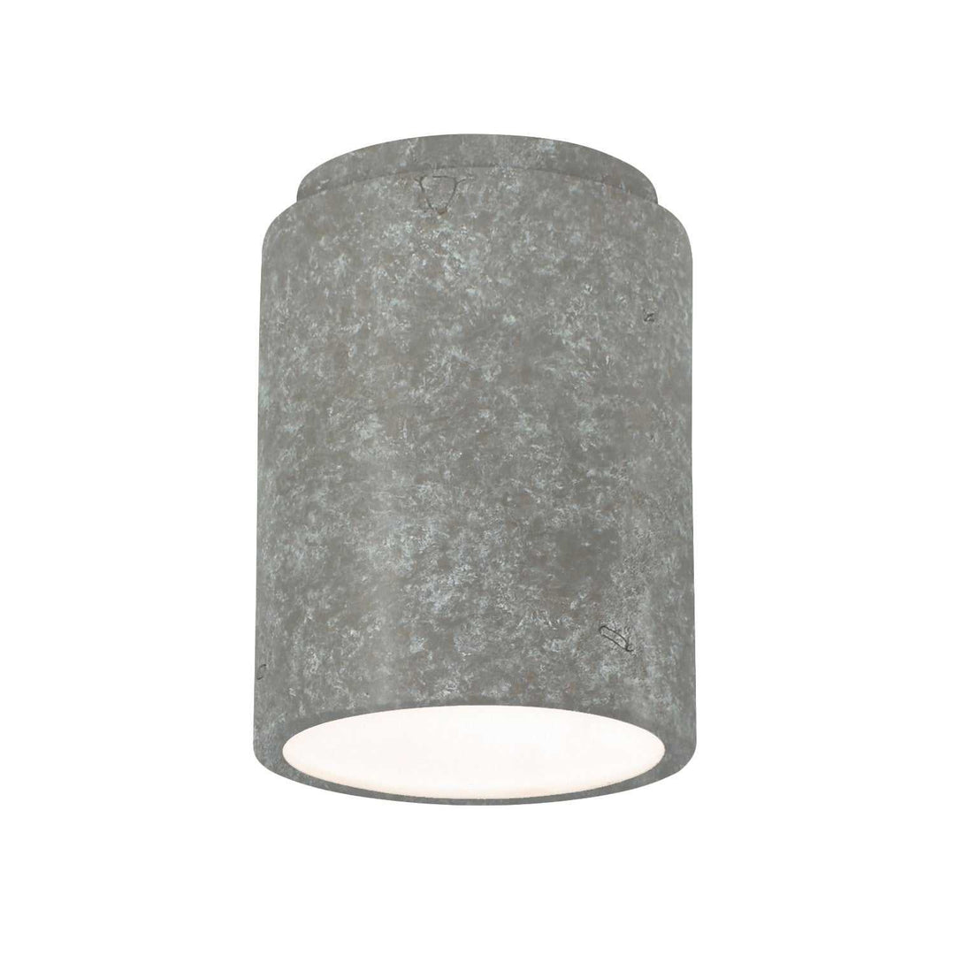 Radiance LED Flush-Mount in Mocha Travertine Justice Designs