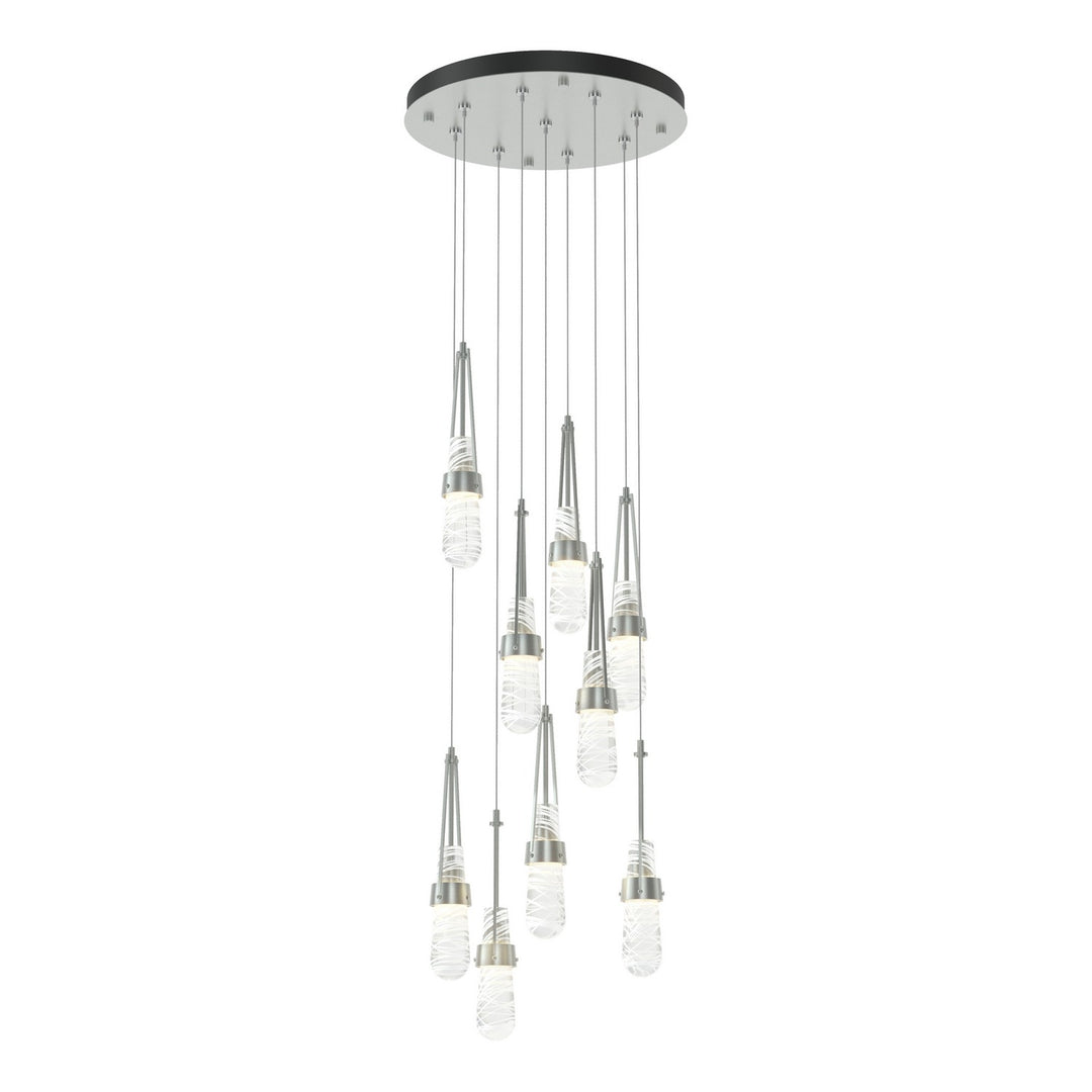 Hubbardton Forge Canada - 131100-SKT-STND-82-YJ0434 - LED Pendant - Link - Vintage Platinum